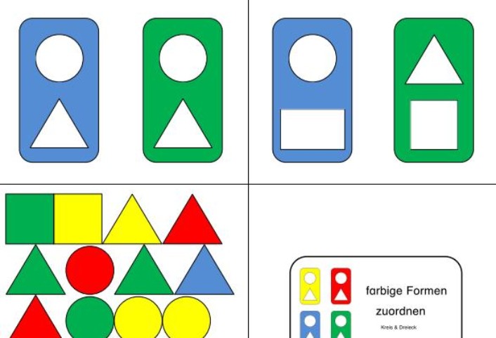 aufgabenmappe farben und formen 2 • Aufgabenmappen - Farbe & Form
