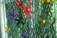 blumenwiese • Blumenwiese aus Abfallmaterial