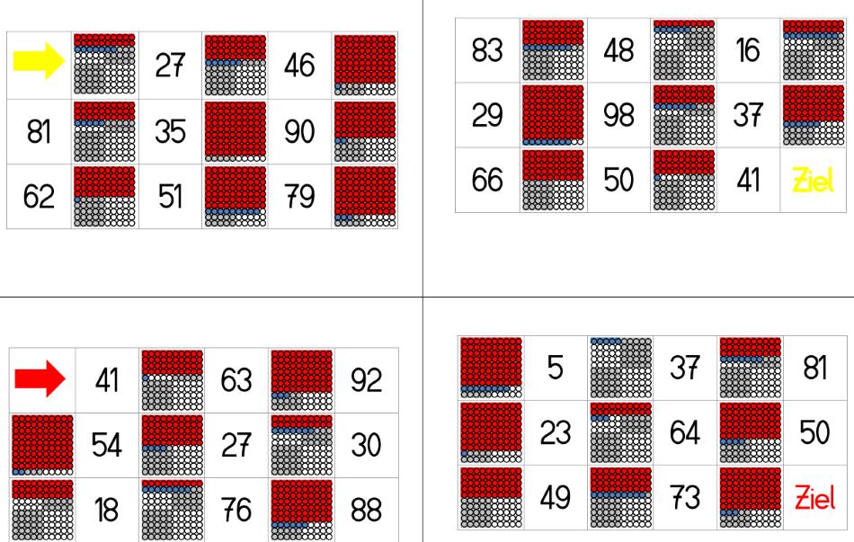 dominos mengendarstellung 100er feld • Domino - Orientierung ZR 100 am Hunderterfeld