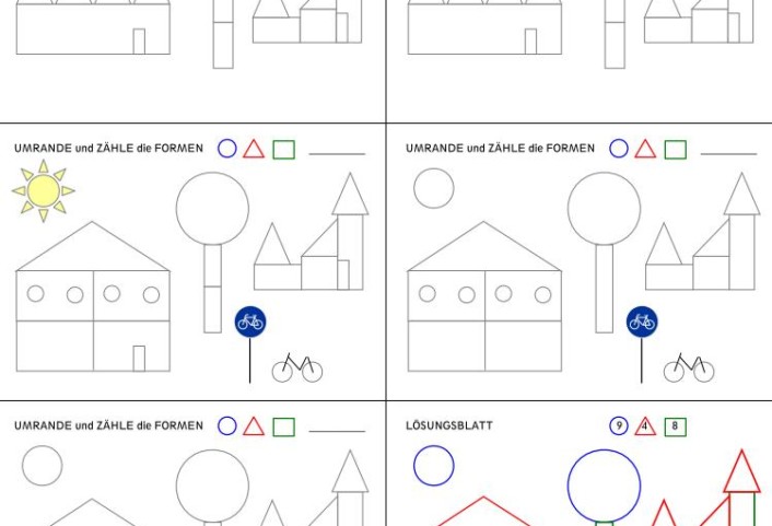 grundformen erkennen nachspuren zaehlen • Grundformen der Ebene - erkennen, nachspuren, zählen