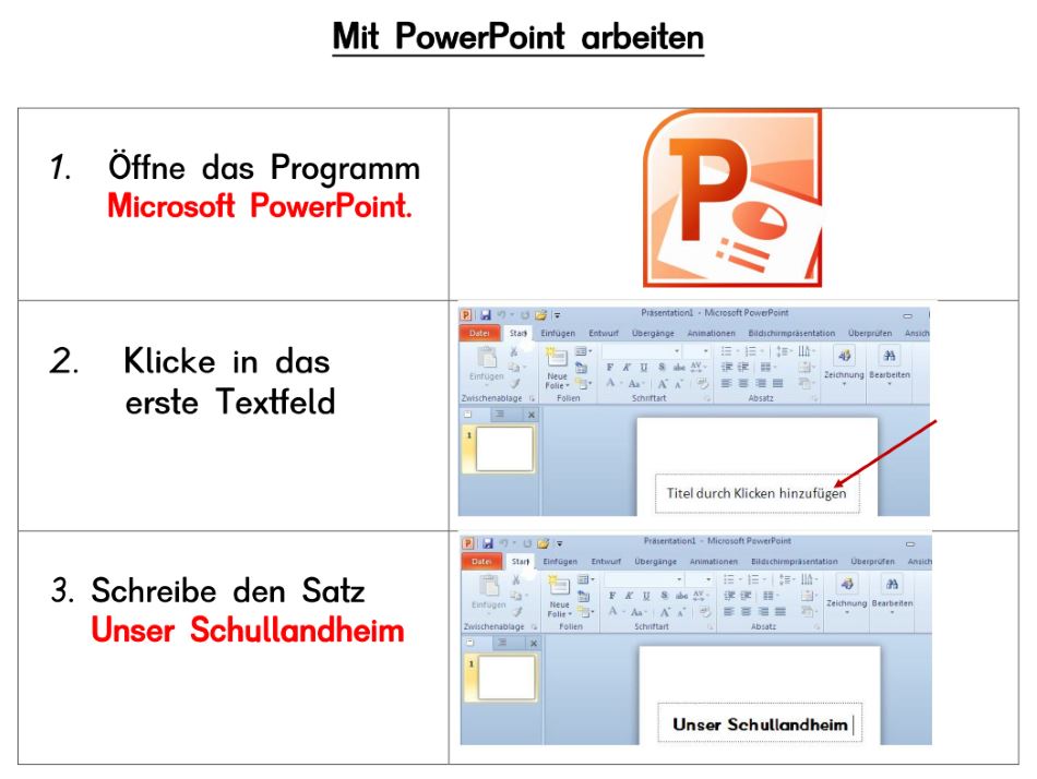 handlungsanleitung ppp • PowerPoint Präsentation erstellen