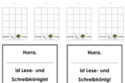 minibook lese und schreibpass urkunde • 10 Minuten Lese- und Schreibpass mit Urkunde