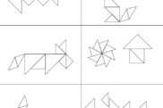 tangram dreiecke • Figuren zum Nachlegen mit Dreiecken