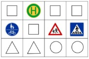 verkehrszeichen domino • Domino - Verkehrszeichen - Formen