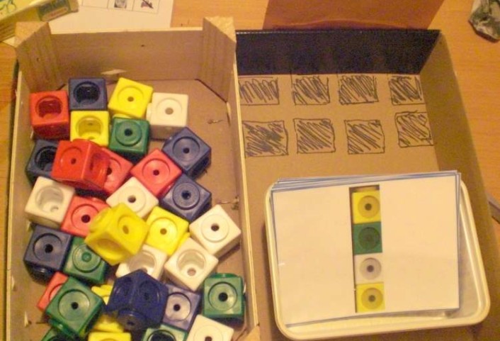 wuerfel kartei gross • Steckwürfel-Karteien