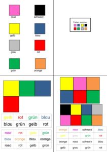 Aufgabenmappe - Farben Zuordnen • Gpaed.de