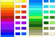 farbkarten zum klammern • Farbkarten zum Klammern