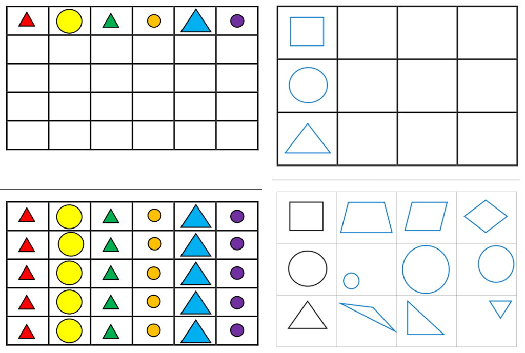 aufgabenmappe formen farben • Aufgabenmappe - Formen und Farben