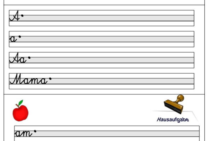buchstaben nachspuren und schreiben &bull; Buchstaben nachspuren und schreiben