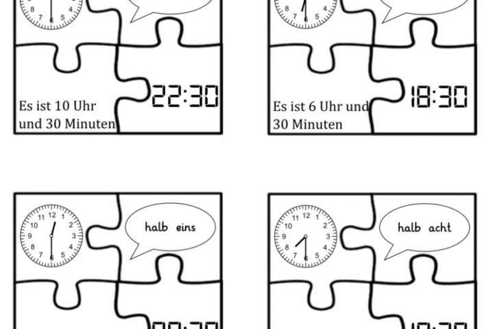 halbe stunden puzzle • halbe Stunden - Puzzle