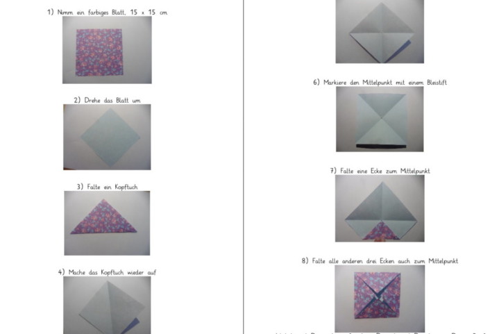 origami brief falten • Bildanleitung - Origami-Brief falten