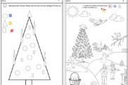 weihnachtsbaum formen • Geometrische Formen im Winter