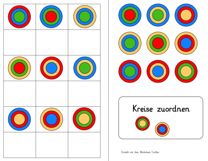 Frühlingsblumen Bild-zu-Bild-Zuordnung • gpaed.de