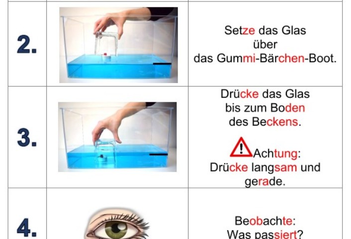 gummibaerchen taucher experiment. • Gummibärchen-Taucher