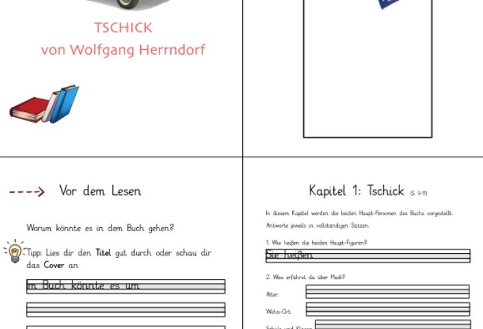 lesetagebuch tschick • Tschick - Lesetagebuch