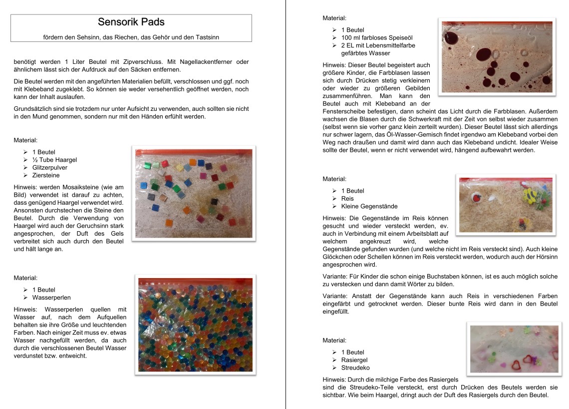 ‪sensorik pads • Sensorik Pads