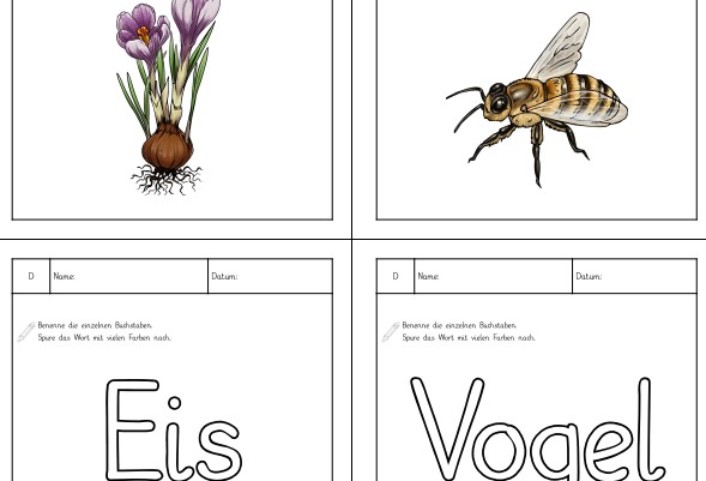 ganzwoerter fruehling nachspuren &bull; Ganzwörter Nachspuren Frühling