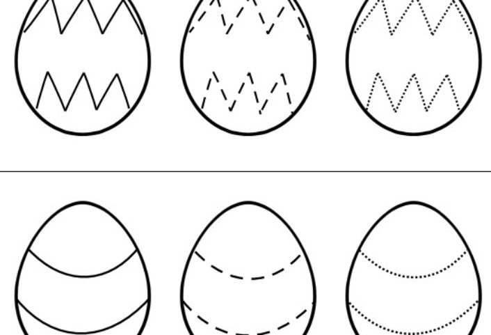 schneideuebung eier • Schneideübung Ostereier