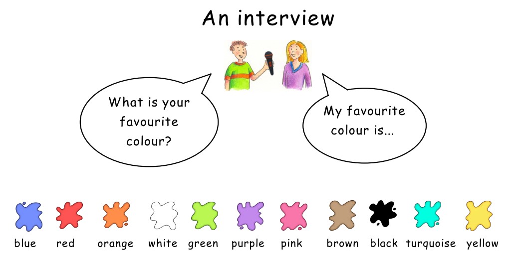 wsc go interview colours • Do an interview - Worksheet Go!