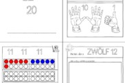 zahlenheft 20 • Zahlenheft bis 20