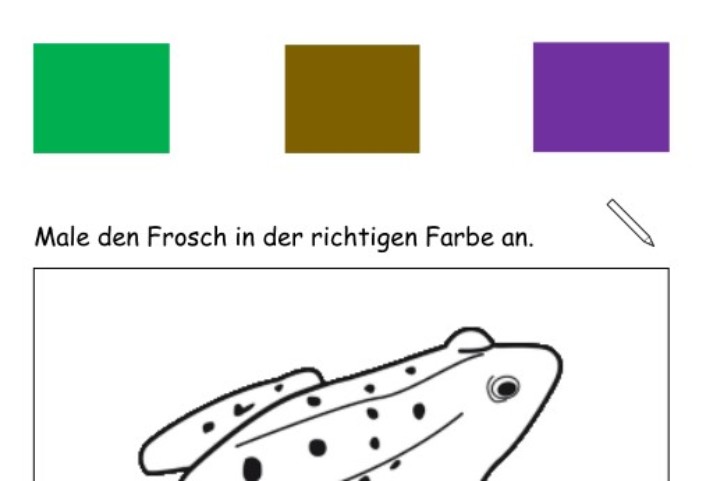der frosch farbe • Welche Farbe hat der Frosch
