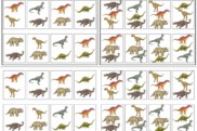 karten zuordnen dino • Karten zuordnen - Dino