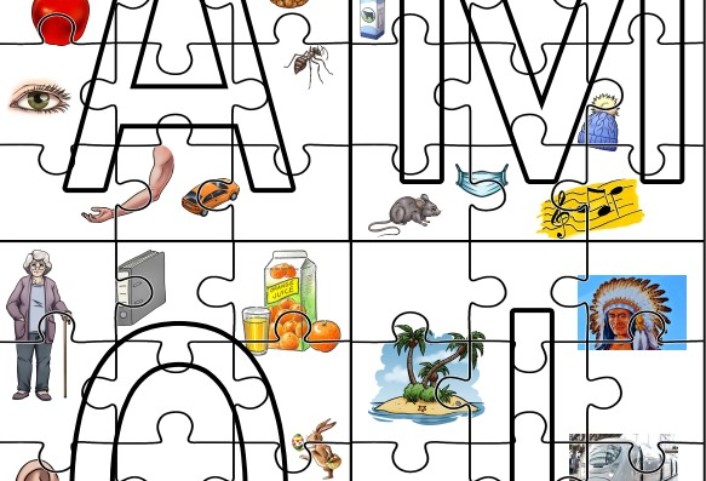puzzle buchstabeneinfuehrung a f m p h l o t u i • Puzzle Buchstabeneinführung