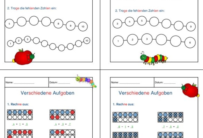 mathe bis 10 • Rechnen bis 10