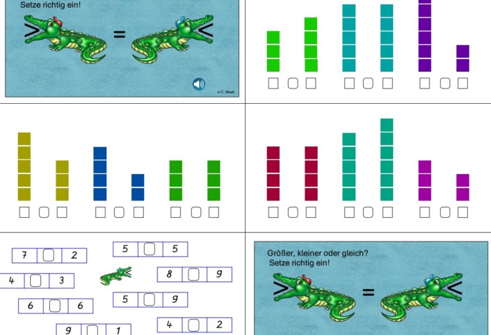 wsc go groesser kleiner gleich zr 9 • Größer, kleiner oder gleich? Worksheet Go!