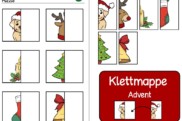 aufgabenmappe puzzle weihnachten • Aufgabenmappe - Advent Puzzle