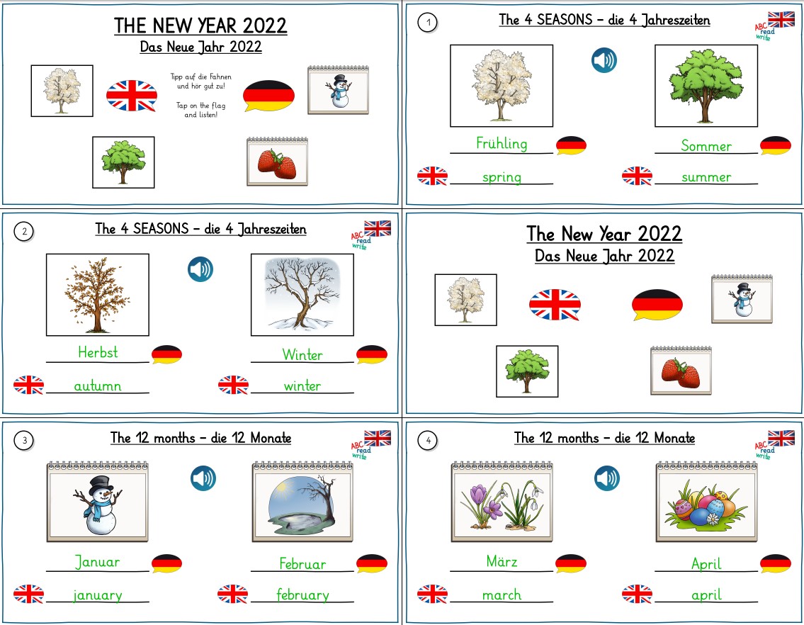 wsc go new year • Seasons and months of the New Year - Worksheet Go