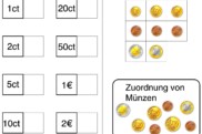 aufgabenmappe zuordnung von euromuenzen • Aufgabenmappe Euromünzen