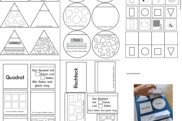 faltelemente lapbook geometrische formen • Faltelemente Lapbook zu Geometrischen Formen