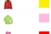 zuordnen farben kleidung • Zuordnung Kleidung und Farben