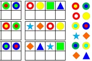 klettaufgaben 1zu1 zuordnung farbe form • Aufgabenmappe 1zu1 Zuordnung Farben und Formen