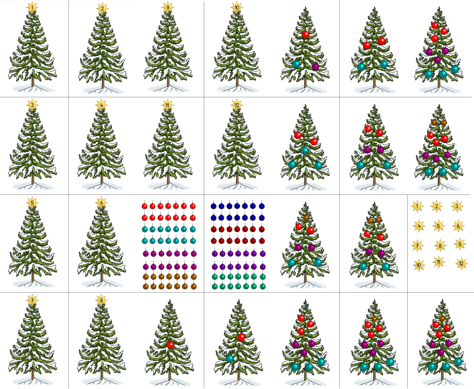 tannenbaume mengenerfassung • Weihnachtsbäume Mengenerfassung ZR 12