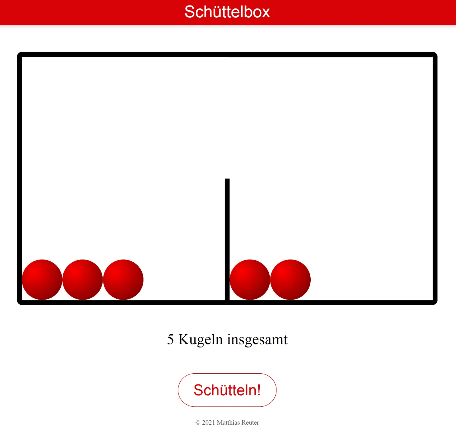 schuettelbox online • Schüttelbox online