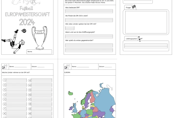 fussballeuropameisterschaft 2024 lernheft • Fußball-EM 2024 Lernheft