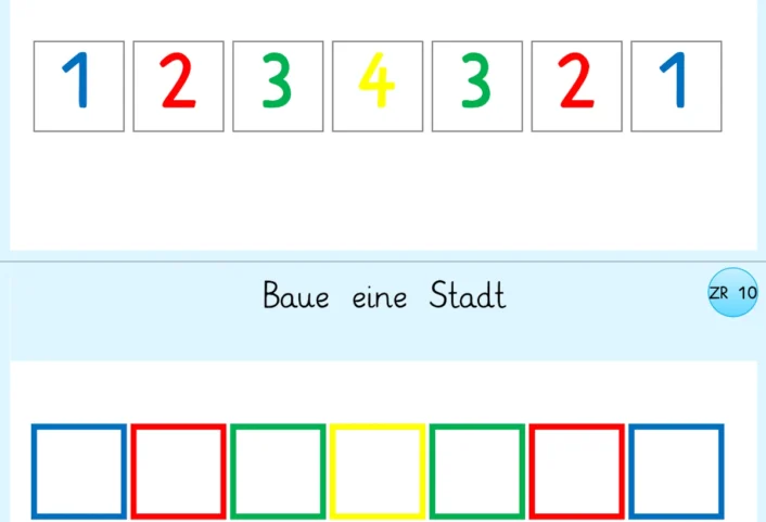 freiarbeit handelnd zr10 • Mathestadt ZR 5 und ZR 10