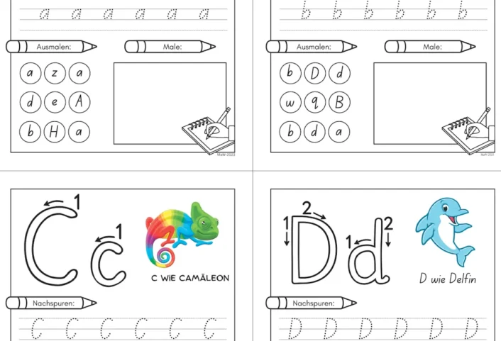 a bis z arbeitsboegen • A bis Z - Arbeitsbögen