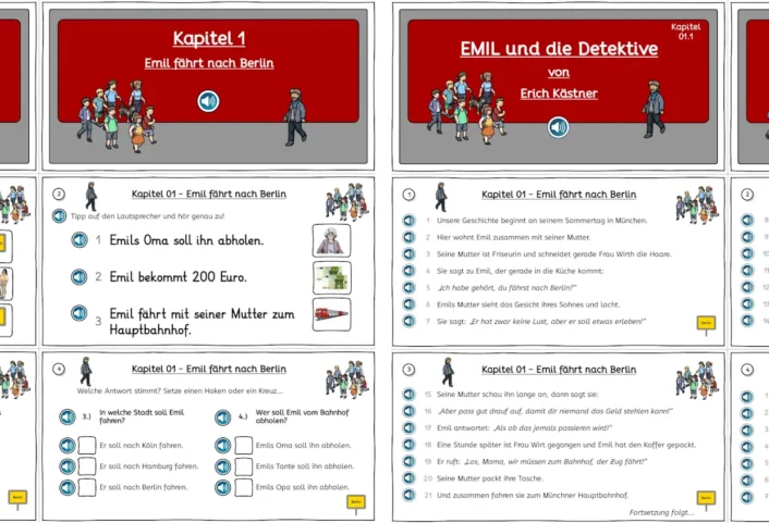 emil und die detektive wsc go 2 • Emil und die Detektive - Lektüre für Worksheet Go!