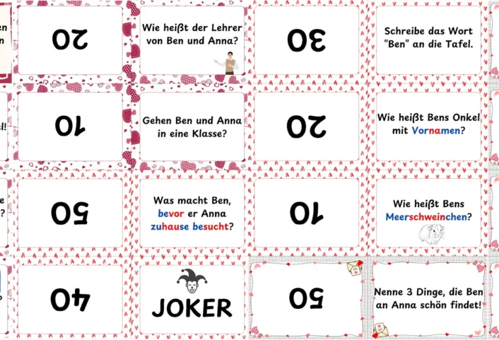 abschlussquiz ben liebt anna • Ben liebt Anna Abschlussquiz