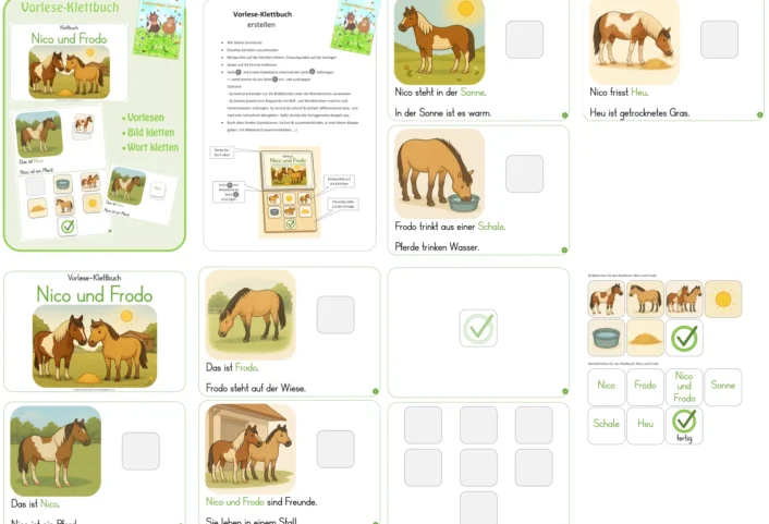 vorlese klettbuch nico und frodo • Vorlese-Klettbuch: Nico & Frodo