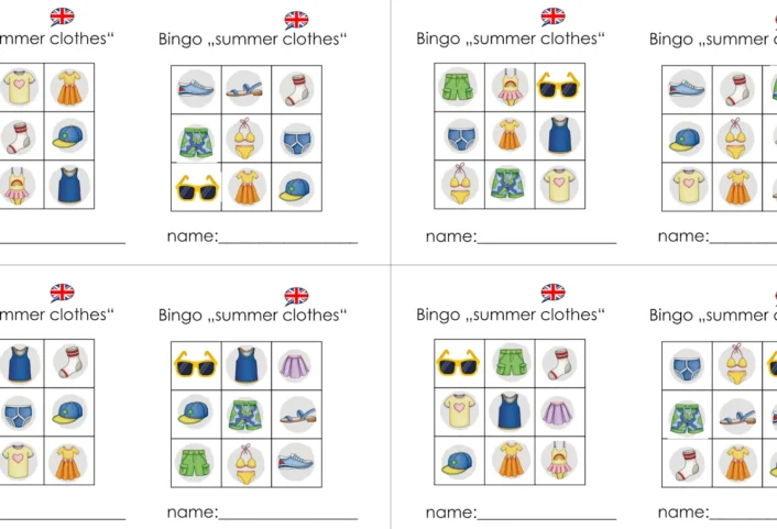 bingo summer clothes • Bingo Summer clothes