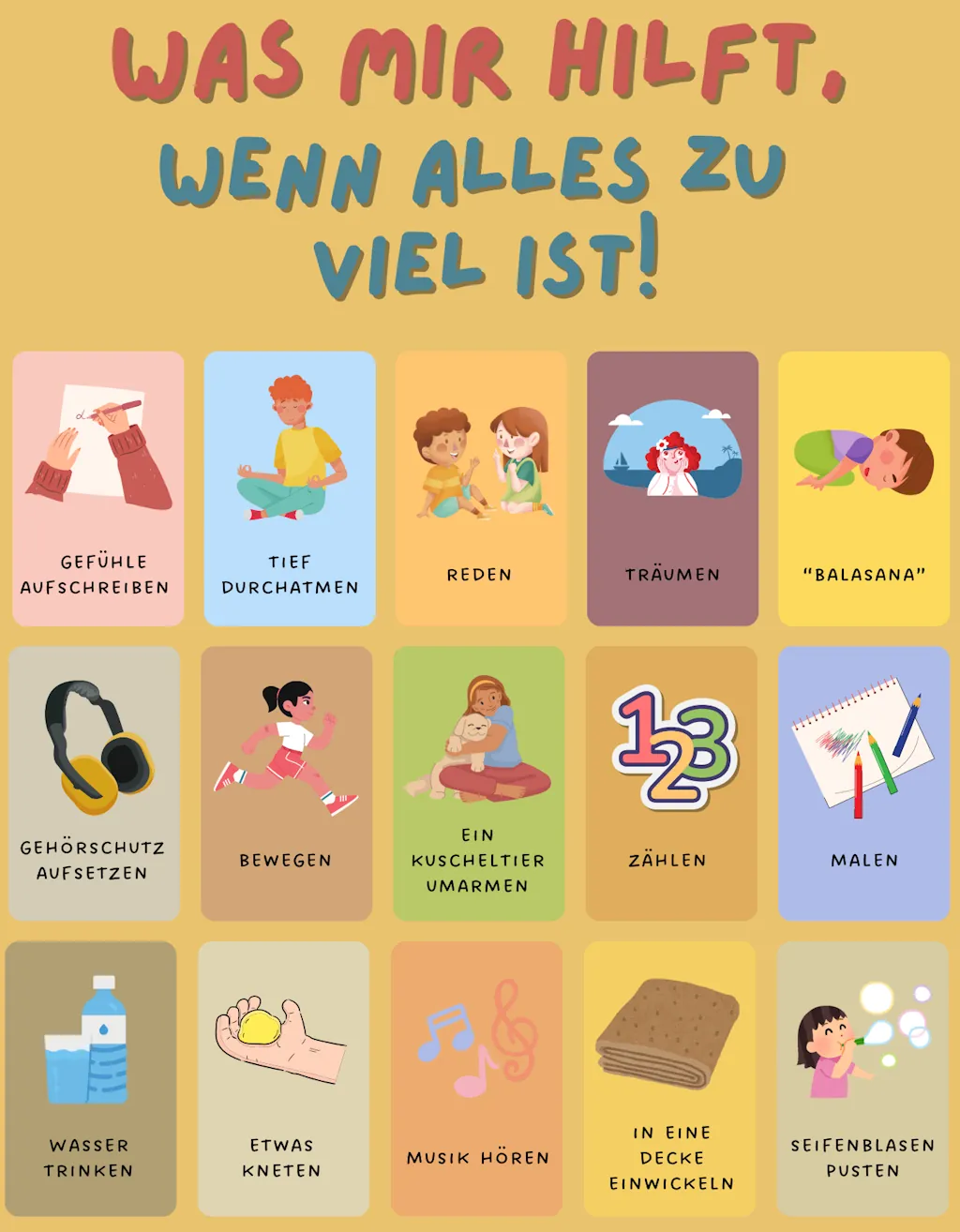 poster selbstregulation • Selbstregulation Gefühle