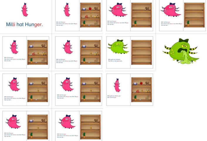 quatschbuch milli hat hunger • Milli hat Hunger. Ein Quatschbuch