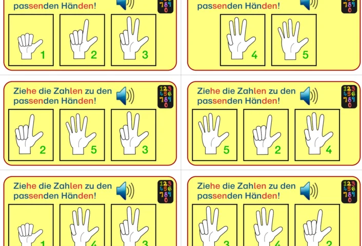 wscgo mathe ab zaehlen ZR5 • Zuordnung von Ziffern zu Fingerabbildungen bis 5