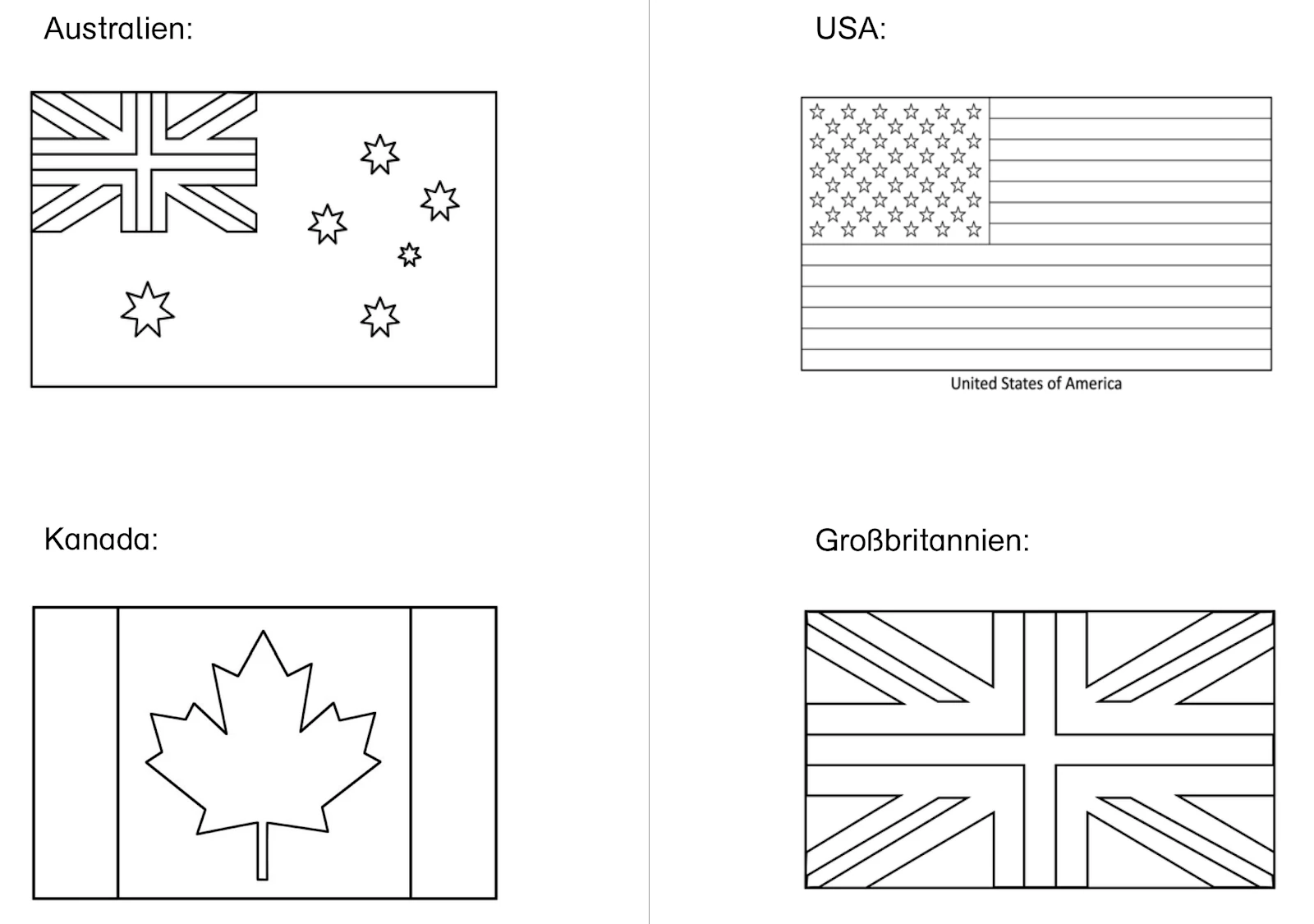 flaggen englisch • Flaggen englischsprachiger Länder