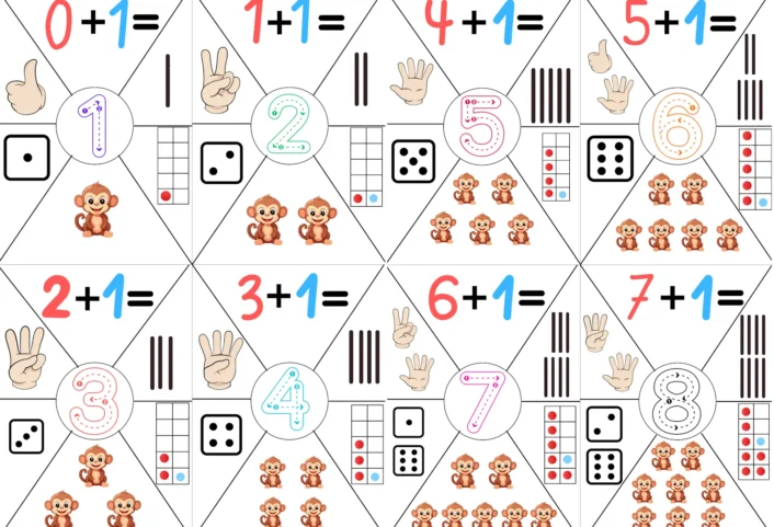 puzzle zahlenraum 10 • Zahlenmenge Ikonisch