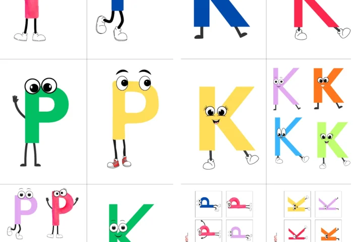 schitzeljagd p und k • Schnitzeljagd Buchstabe K und P